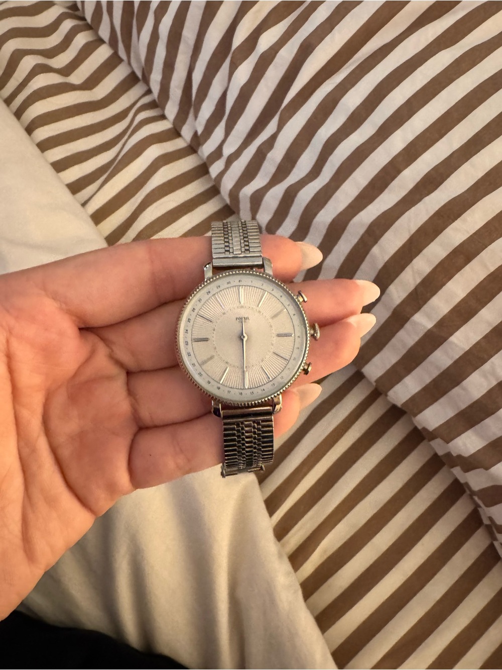 Fossil Q Silver Stainless Watch - Unbranded